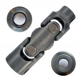 Borgeson Double Steering Universal Joint - Steel - 1" Smooth Bore X 5/8" Smooth Bore - 026862