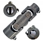 Borgeson Double Steering Universal Joint - Steel - 1"DD X 17mm DD - 025246