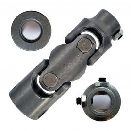 Borgeson Double Steering Universal Joint - Steel - 3/4"DD X 7/8" Smooth Bore - 024966