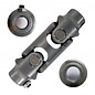 Borgeson Double Steering Universal Joint - Steel - 11/16"36 X 3/4" Smooth Bore - 022564