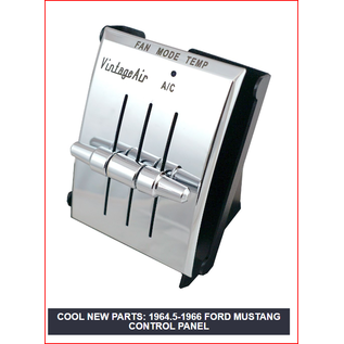 Vintage Air 1964-1/2 - 66 Ford Mustang Upgrade Control Panel - 473101