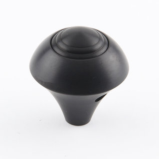 Lokar Aluminum Deco Knob With Push Button