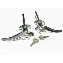 Vintique, Inc. 1932 Ford 3 Window & 33-34 Car RH/LH Locking Outside Door Handle - 40-702350/1-L