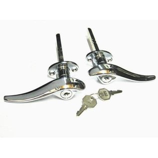 Vintique, Inc. 1932 Ford 3 Window & 33-34 Car RH/LH Locking Outside Door Handle - 40-702350/1-L