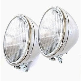 Vintique, Inc. 1928-29 Ford Model A Quartz Headlights with Turn Signals - A-13000-AQSTS