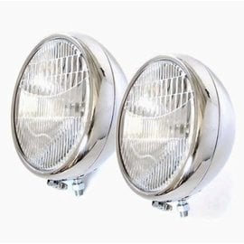 Vintique, Inc. 1930-31 Ford Model A Quartz Headlights with Turn Signals - A-13000-BQSTS