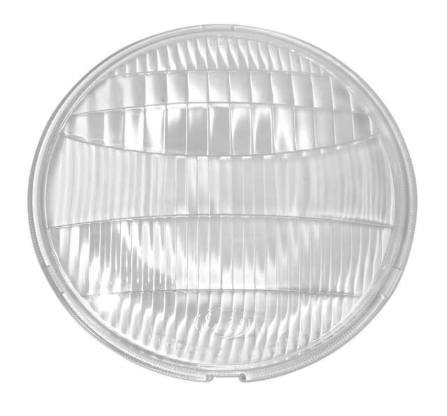 Vintique, Inc. 193334 Ford Glass Headlight Lens W/ Ford Script 40
