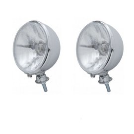 Vintique, Inc. Vintique Kingbee Headlight Buckets - No Bulb - Chrome - KB-13000-NBC