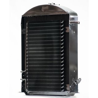 Johnson's Radiator Works 1932 Ford Radiator - Stock Height- Small Block/Big Block Chevy - With AC - 4-32-0-1-A