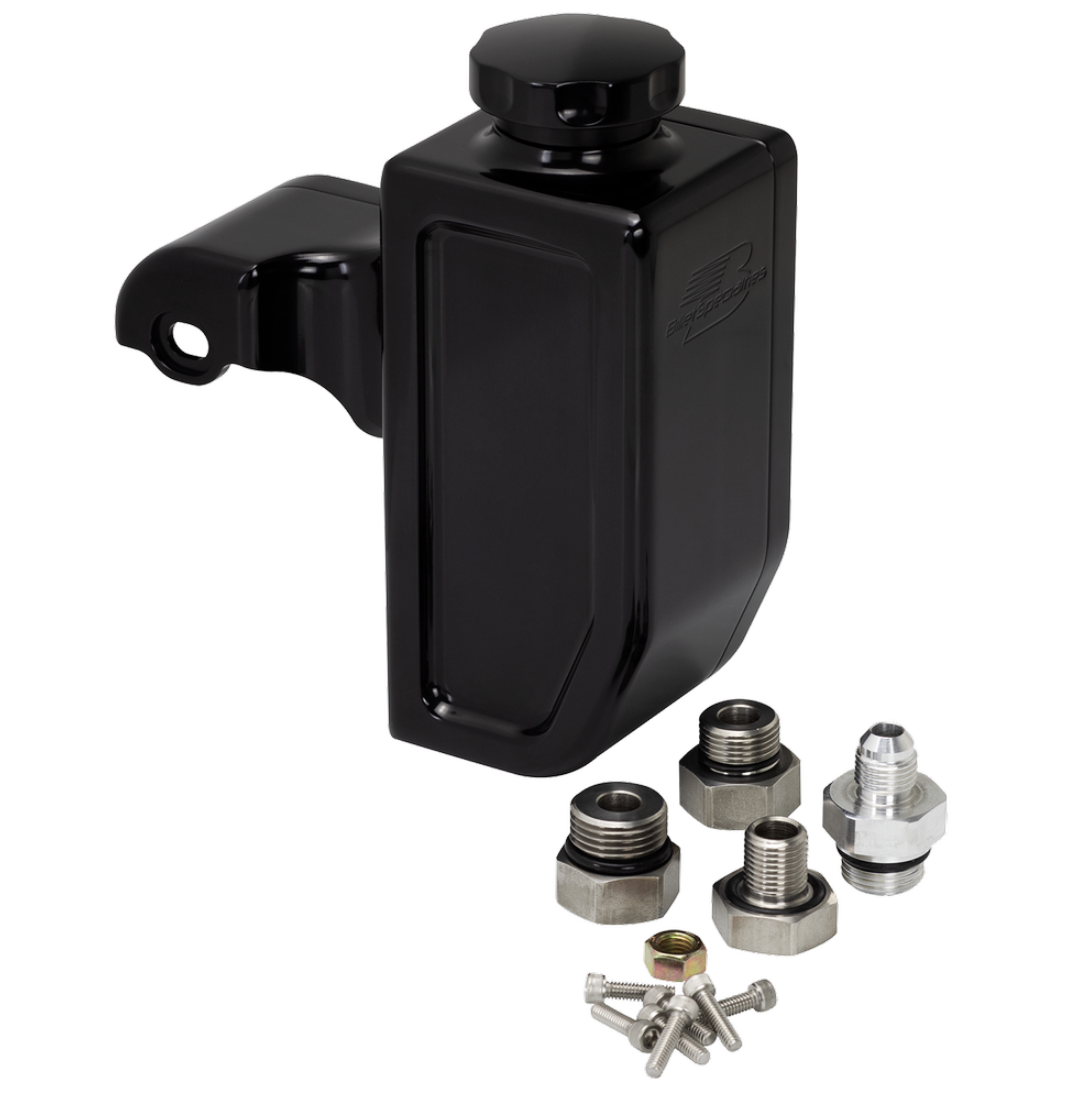 Billet Specialties Power Steering Reservoir Black Billet Specialties Power Steering Reservoir Black