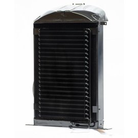 Johnson's Radiator Works 1936 Ford Radiator - Stock Height - Flathead 1.750" Top - A/C  - 4-36-0-7-A