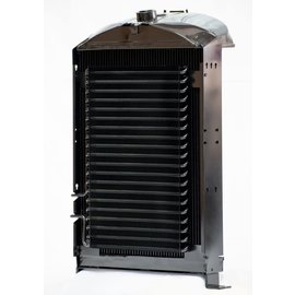 Johnson's Radiator Works 1933-34 Ford Radiator W. Dummy Neck - Stock Height - Small Block/Big Block Ford - W/ A/C  - 4-3334-0-2-A-D