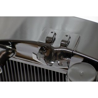 Johnson's Radiator Works 1932 Ford Radiator - Stock Height - Flat Bottom - Flathead 1.750" Top - A/C - 4-32-8-7-A