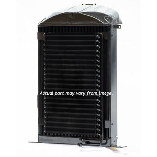 Johnson's Radiator Works 1935 Ford Radiator - Stock Height - Flathead 1.750" Top - A/C  - 4-35-0-7-A