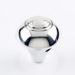 Lokar Aluminum Deco Knob With Push Button