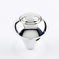 Lokar Aluminum Deco Knob With Push Button