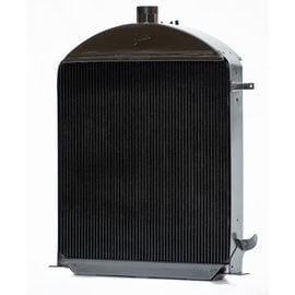 Johnson's Radiator Works 1928-29 Ford Radiator  - Stock Height - Flathead 1.2500" Top - Non A/C - 4-2829-0-4