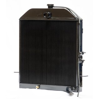 Johnson's Radiator Works 1939-40 Ford Deluxe Radiator - Small Block/Big Block Chevy - A/C - 4-3940-0-1-A