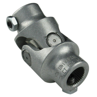 Borgeson Steering Universal Joint - 1"DD X 1" Smooth Bore