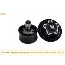 Ididit 6 Bolt GM/OE Push To Connect Quick Release Kit With Horn - 5010000045