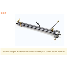 Ididit 40 Style Straight - 3 Speed - Column Shift - SS Brushed Steering Column