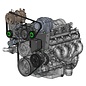 Kwik Performance AC/Alt/PS Brackets - High Mount for Truck/LS3 Camaro Balancer - 508/709 - Type II - K10234