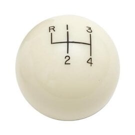 Lokar Manual Transmission Shifter Knob with Pattern - 4 Speed (Reverse  Up Left)