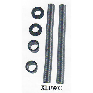 Specialty Power Windows Specialty Power Windows - Door Conduit Loom - XL Flexible Stainless Steel With Billet Bushings (pair) - XLFWC-BA