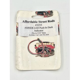 Affordable Street Rods LED Indicator - Amber - Push in