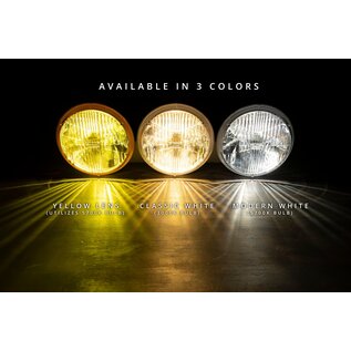 RetroBright RETROBRIGHT LED Sealed Beam 7" Round - Classic White - LFRB135
