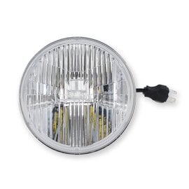 Holley RETROBRIGHT LED 5 3/4" Headlight - High Beam Only - Classic White (3000K) - LFRB126