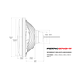 RetroBright RETROBRIGHT LED 5 3/4" Headlight - Classic White (3000K) - LFRB125