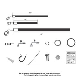 Vintage Air 1970-72 Monte Carlo Reduced Barrier Modified Hose Kit - 524475