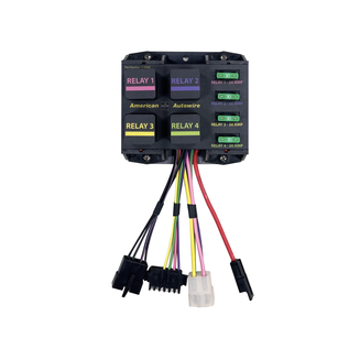 American Autowire 4 Position Banked Relay Panel - 510920