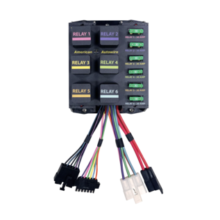 American Autowire 6 Position Banked Relay Panel - 510922