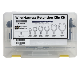 American Autowire Wire Harness Retention Clip Kit - 510942