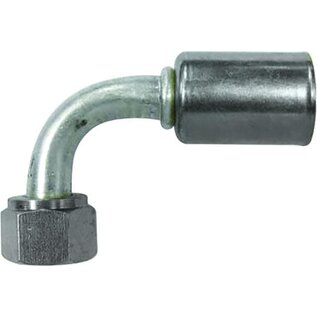 Vintage Air 90 Degree Reduced Barrier Beadlock O-Ring Hose End Fitting