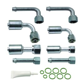 Vintage Air Reduced Barrier 4-Way Bulkhead Beadlock Fitting Kit - 357040