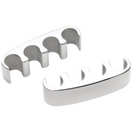 Billet Specialties Floating Clips - 4-Wire - Polished - 69601