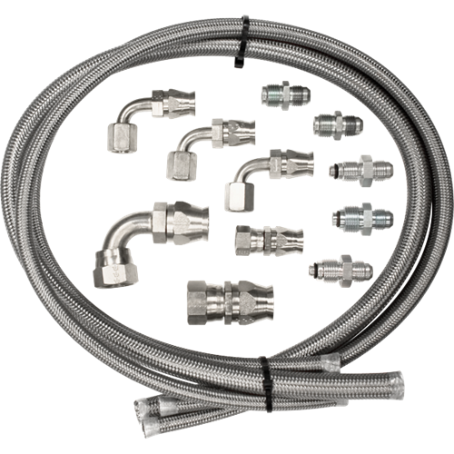 Billet Specialties Hose Kit Power Steering w/Remote Reservoir Billet Specialties Hose Kit Power Steering w/Remote Reservoir
