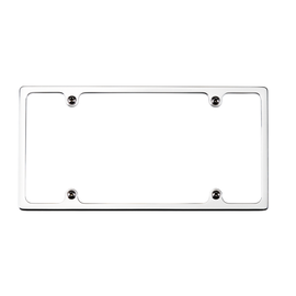 Billet Specialties License Plate Frame - Plain Slim-Line - Polished - 55020