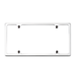 Billet Specialties License Plate Frame - Plain Slim-Line - Polished - 55020