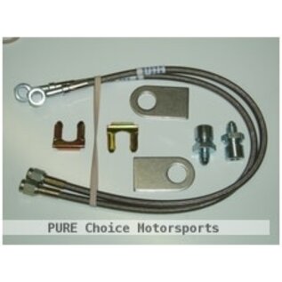Pure Choice Motorsports Front Flex Brake Line Kit - Late GM, Ford / Granada Disc.  - 2550
