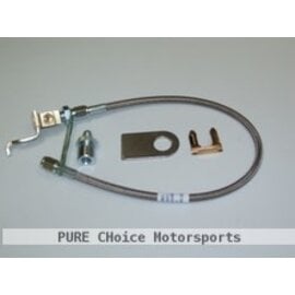 Pure Choice Motorsports Rear Flex Brake Line Kit - Single - 2610
