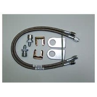 Pure Choice Motorsports Rear Flex Brake Line Kit - Wilwood Disc & Drum Brakes - 3/16 Inv to -3AN Straight - 2600