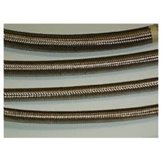 Pure Choice Motorsports -6 (3/8) Stainless Braided High Pressure Teflon Hose per foot - 600-06