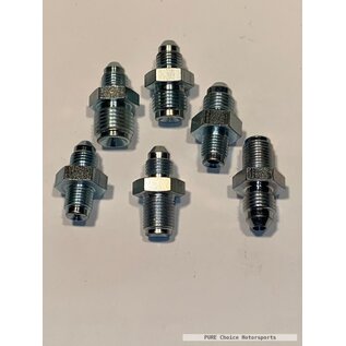 Pure Choice Motorsports Adapter: 3/8-24 male inv x -3 AN - 10324-03
