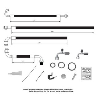 Vintage Air 1979-93 Mustang SureFit™ Reduced Barrier Modified Hose Kit - 524480
