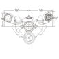 Alan Grove Components Compressor Bracket - SBC VORTEC - Long Water Pump - Passenger Side - 135R
