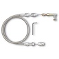 Lokar Standard Hi-Tech Throttle Cable - Aluminum Fittings - Stainless Housing